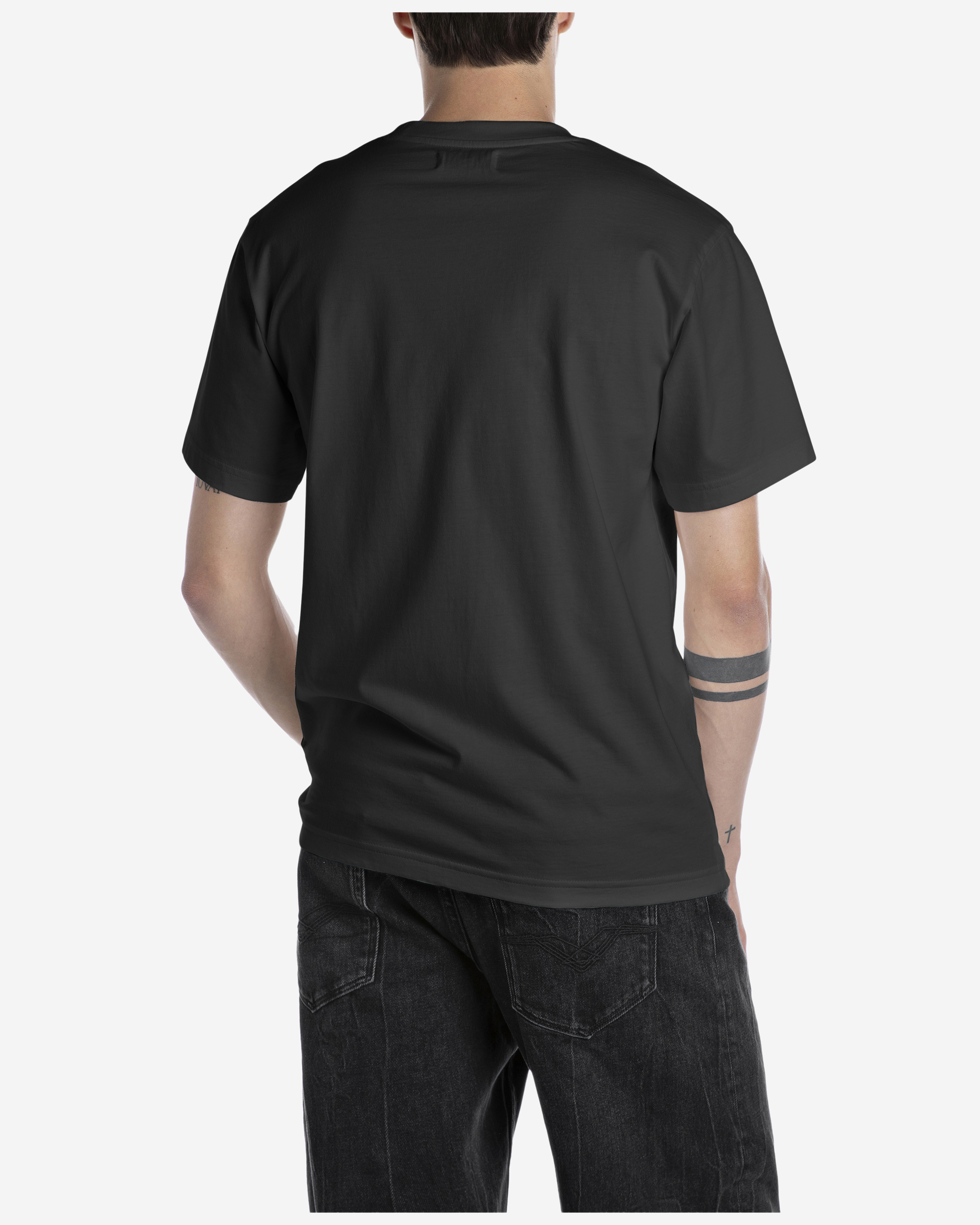 Replay CREW-NECK T-SHIRT WITH LETTERING PRINT
