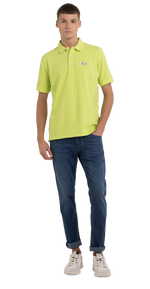 PIQUÉ POLO SHIRT WITH PRINT