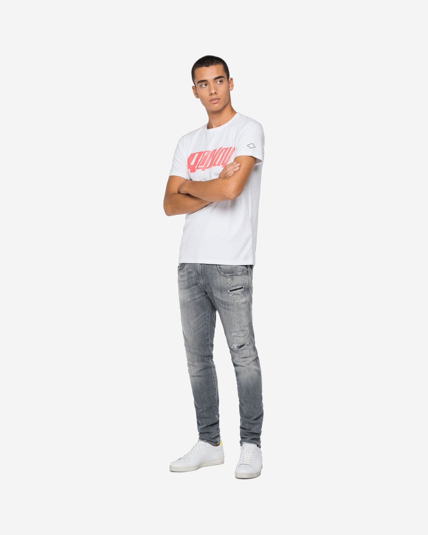 تي شيرت Replay Crewneck من جيرسي