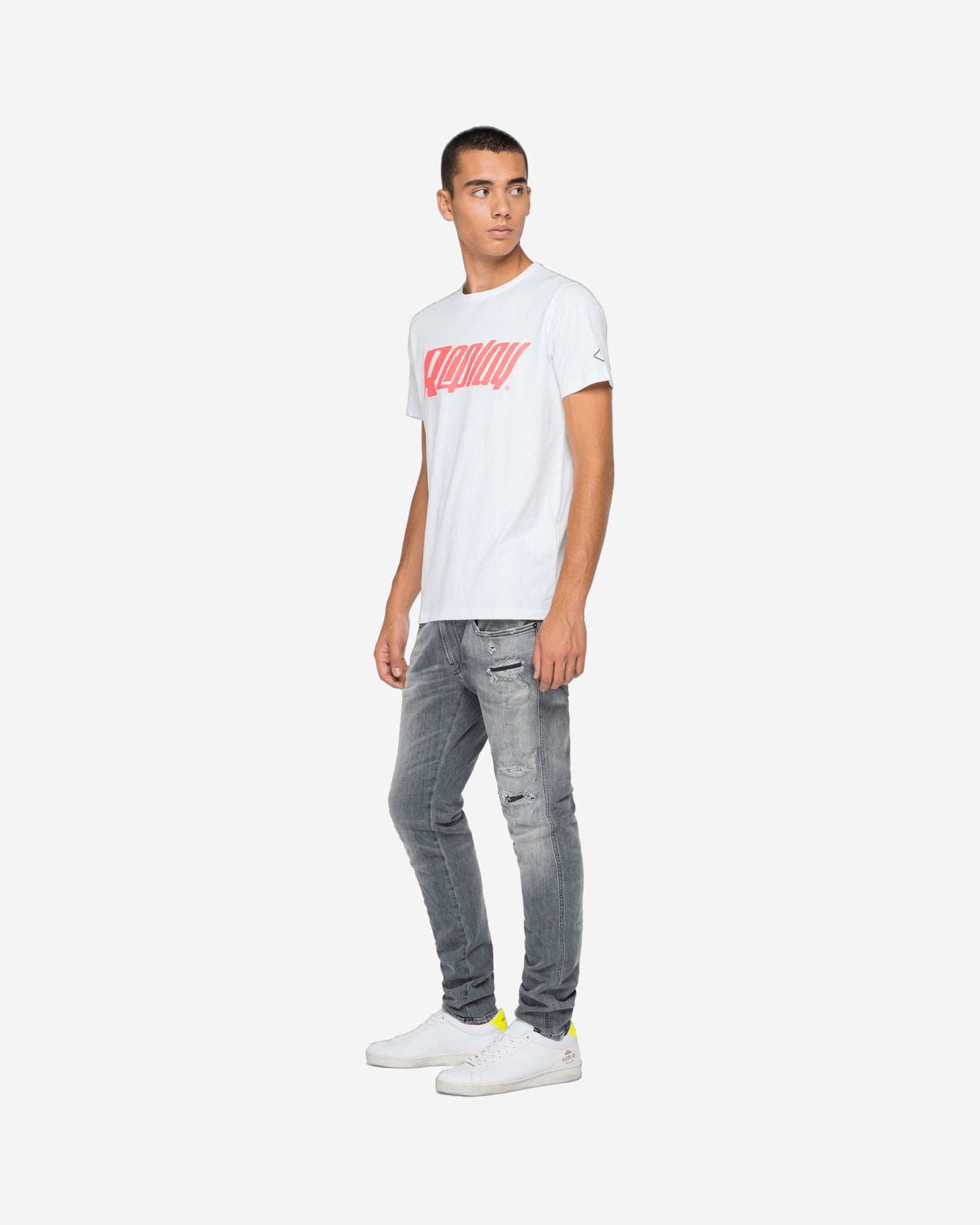 تي شيرت Replay Crewneck من جيرسي