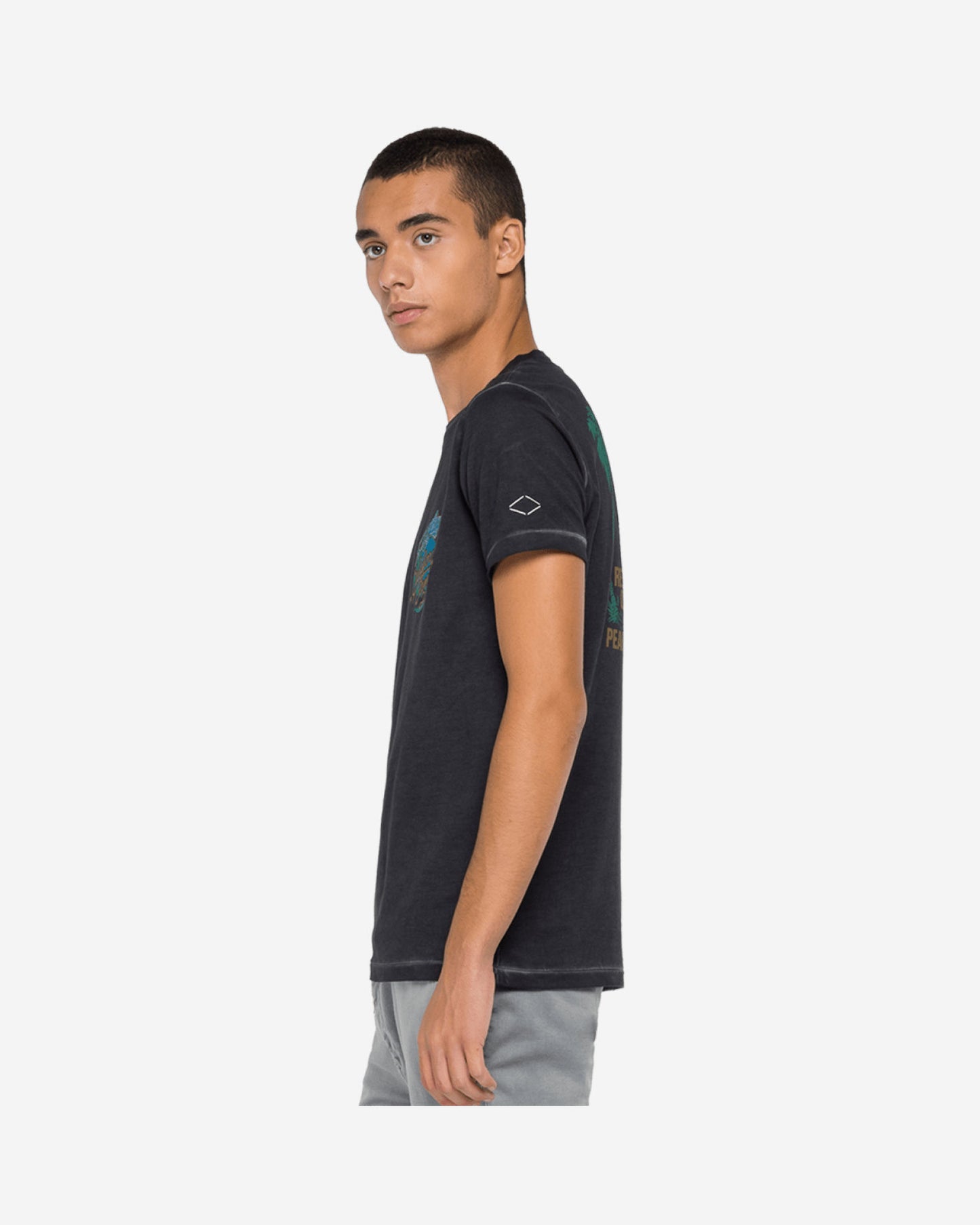 تي شيرت Replay California Jam Crewneck