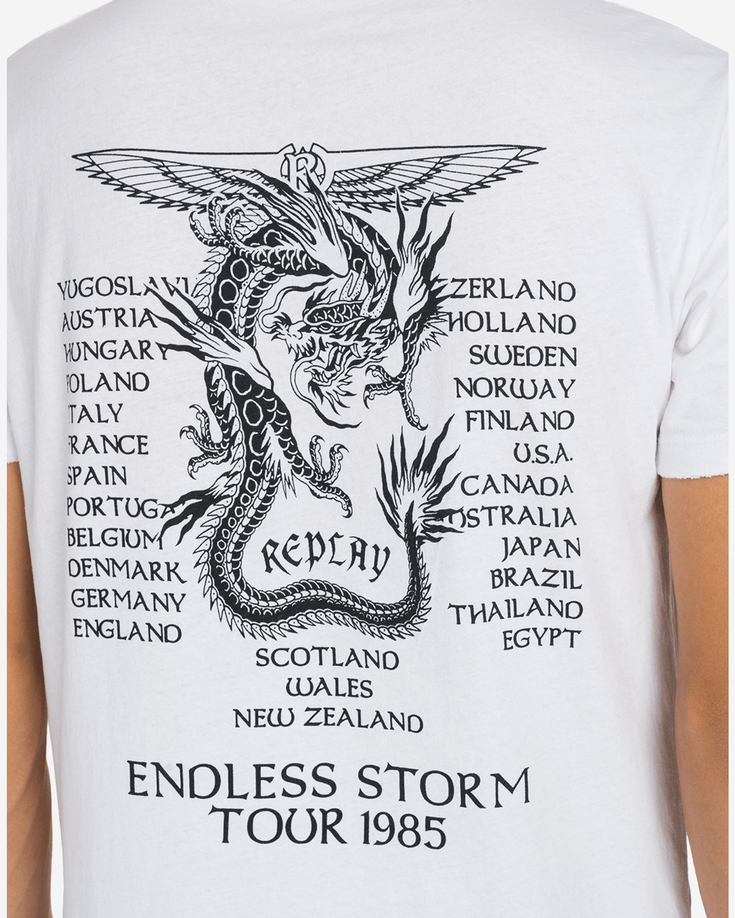 تي شيرت Endless Storm Tour 1985 برقبة دائرية
