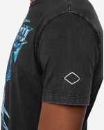 تي شيرت بياقة دائرية مطبوع عليه شعار جولة بلاتينيوم لعام ١٩٨٧