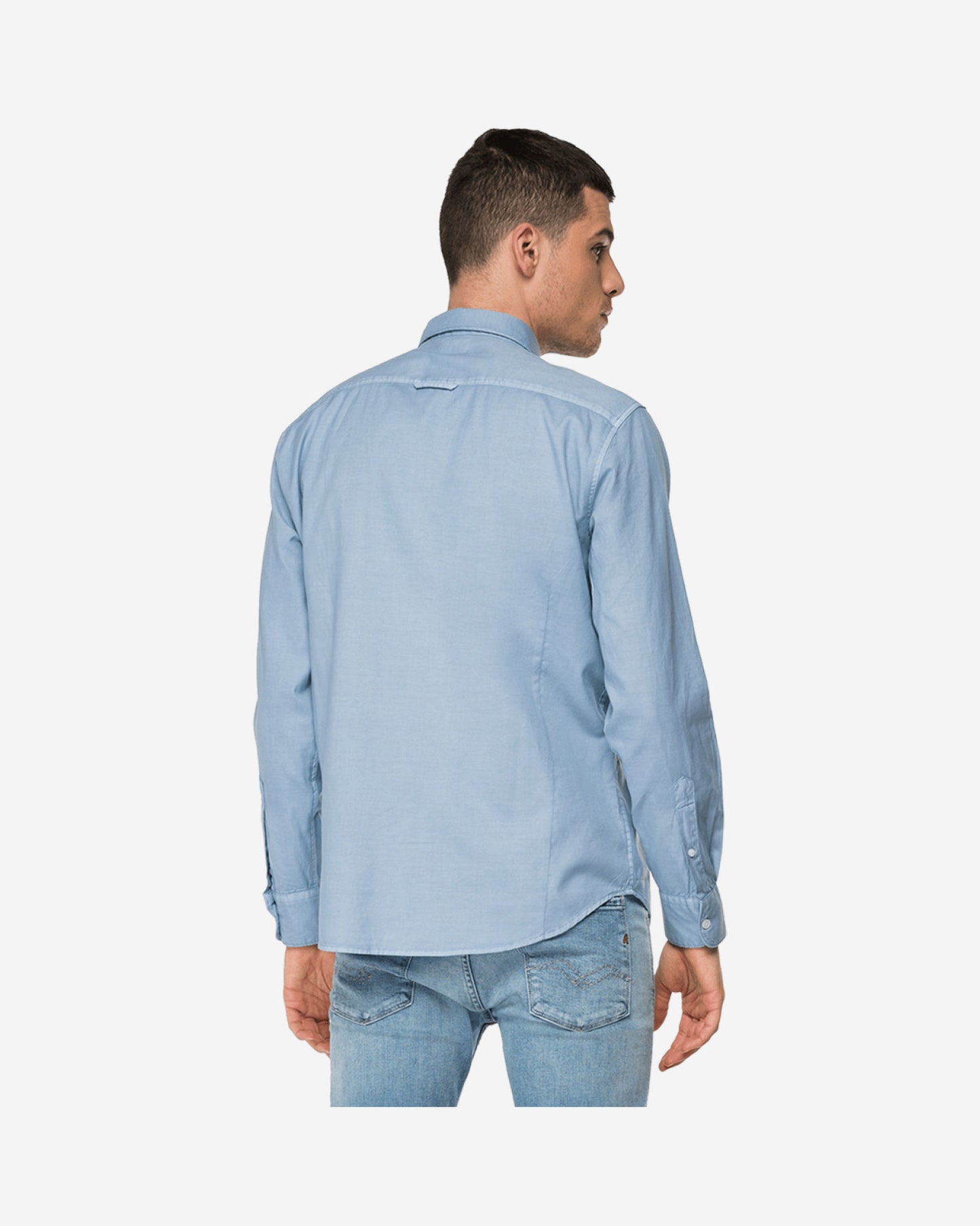 قميص قطني مع جيب