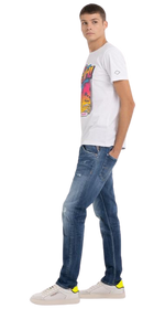 تي شيرت جيرسي بطبعة بوب