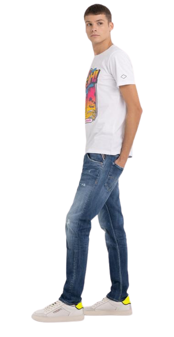 تي شيرت جيرسي بطبعة بوب