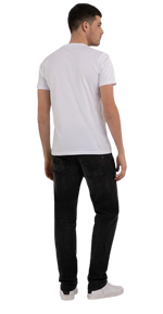 تي شيرت جيرسي مطبوع عليه حروف