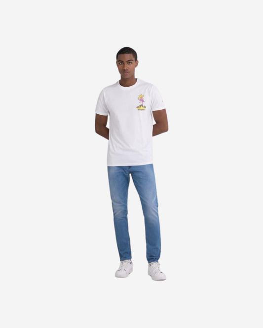 تي شيرت بطبعة طائر الفلامنغو