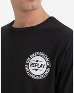 تي شيرت بطبعة راكبي الدراجات النارية