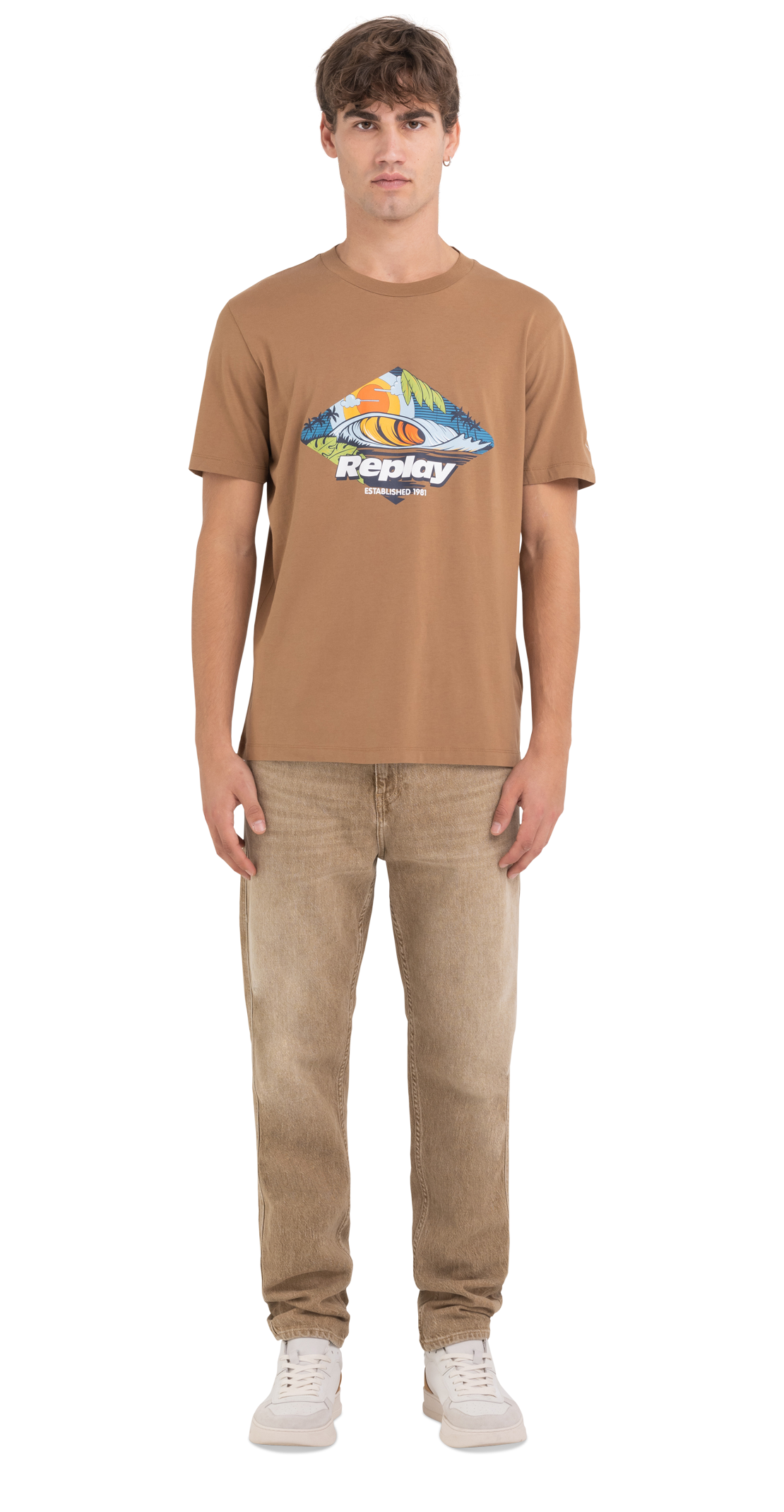 CREWNECK T-SHIRT WITH PRINT