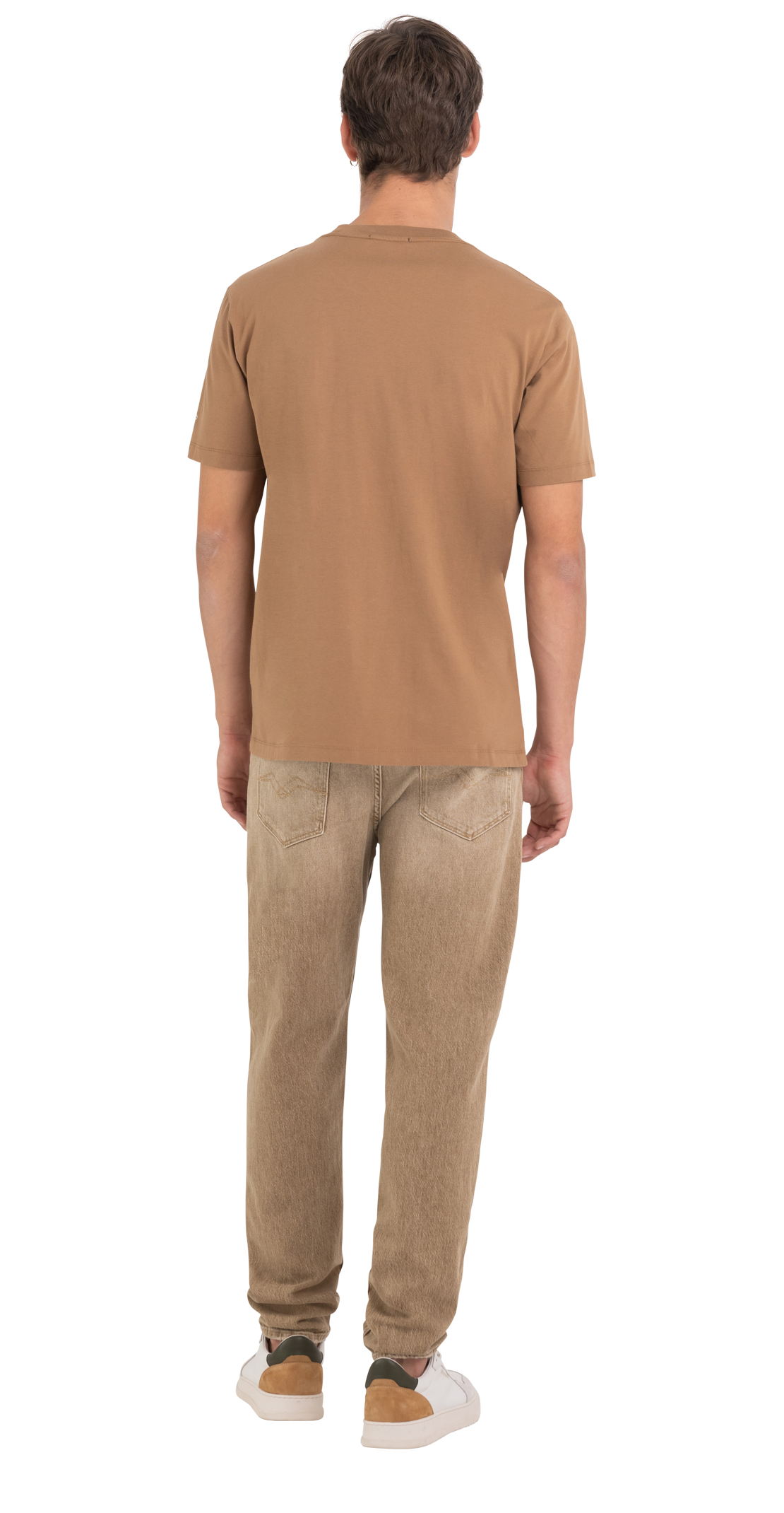 تي شيرت بياقة دائرية مع طباعة