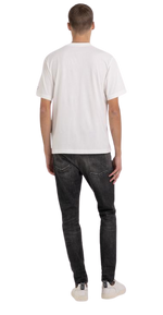 تي شيرت جيرسي بطبعة عتيقة