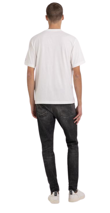 تي شيرت جيرسي بطبعة عتيقة