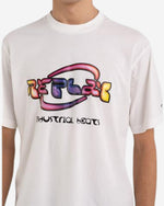 تي شيرت جيرسي بطبعة عتيقة