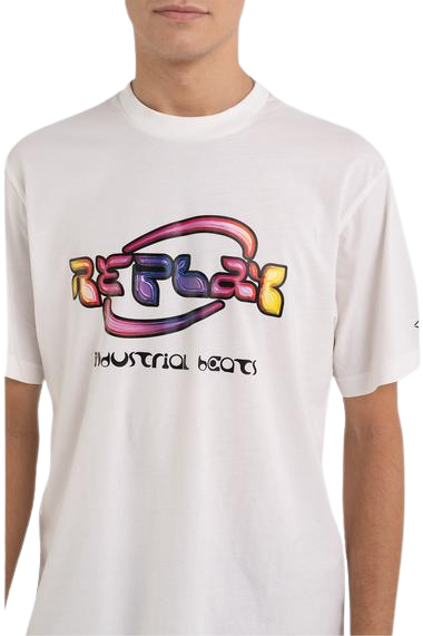 تي شيرت جيرسي بطبعة عتيقة