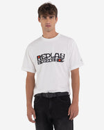 تي شيرت جيرسي بطبعة راكبي الدراجات النارية