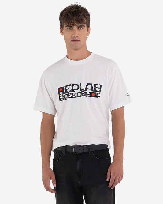 تي شيرت جيرسي بطبعة راكبي الدراجات النارية