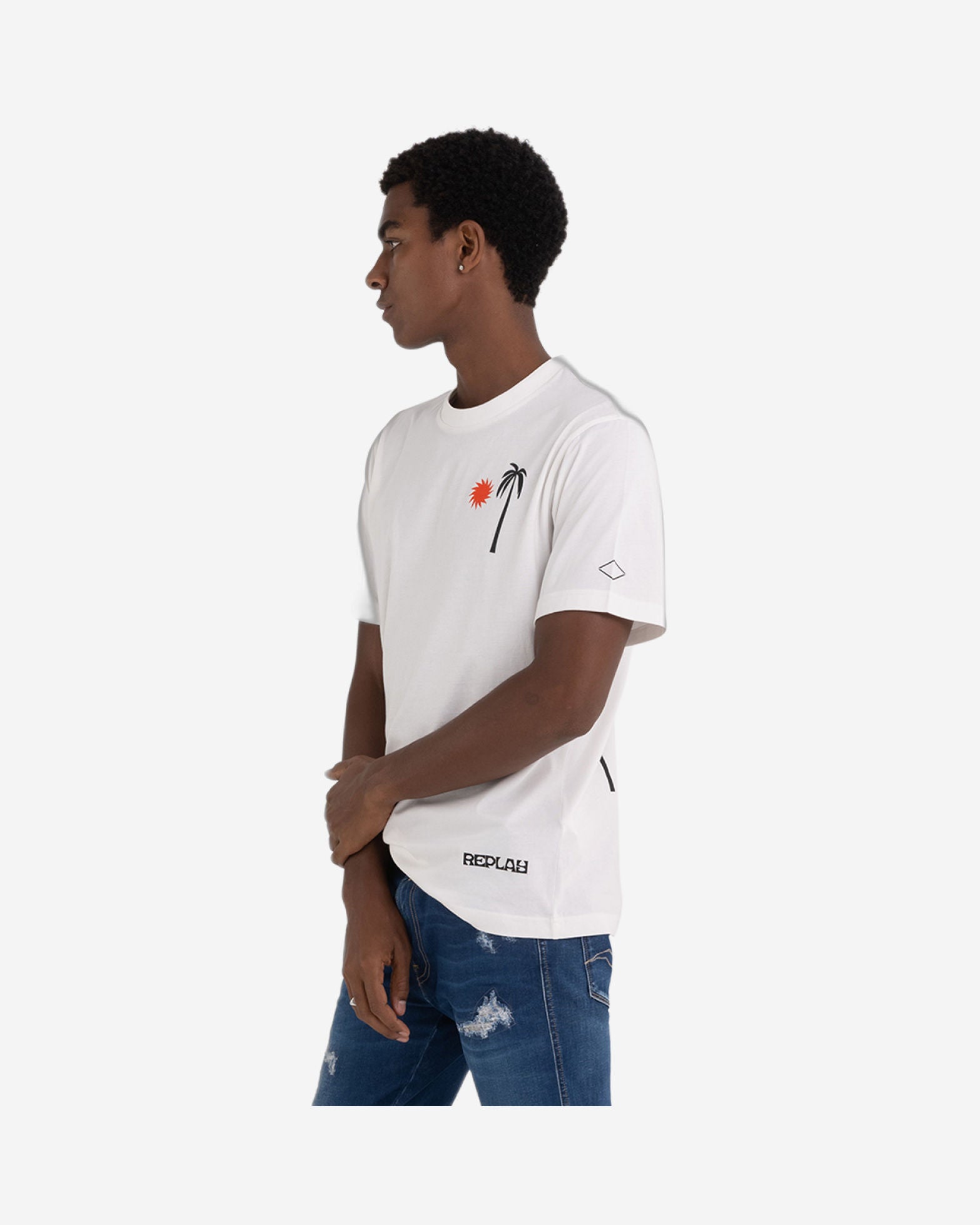 تي شيرت بطبعة راكبي الدراجات النارية