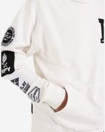 هودي مع رقعة راكب الدراجة النارية