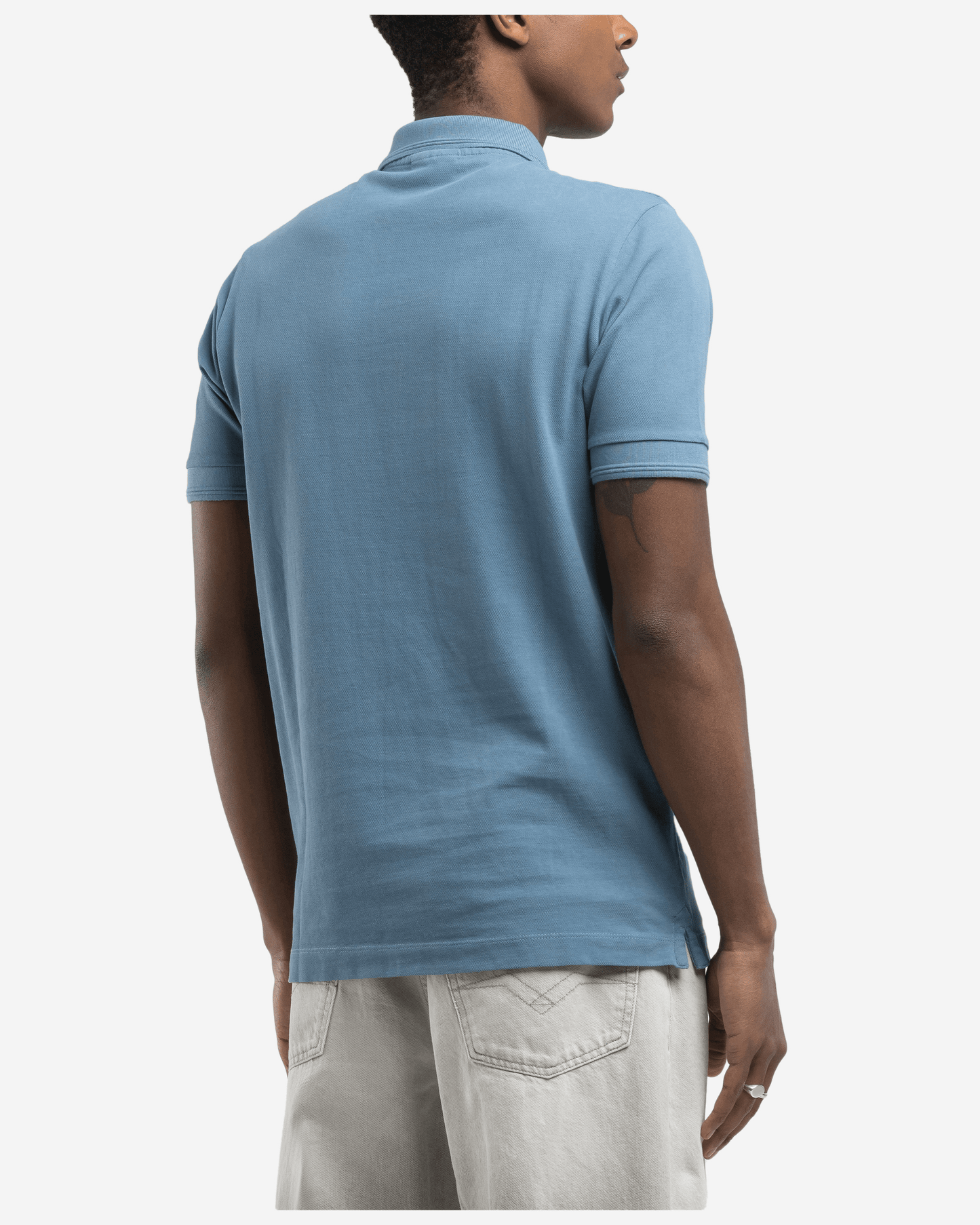 Replay PIQUE POLO-SHIRT WITH EMBROIDERY