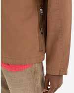 سترة قصيرة من القطن والكتان