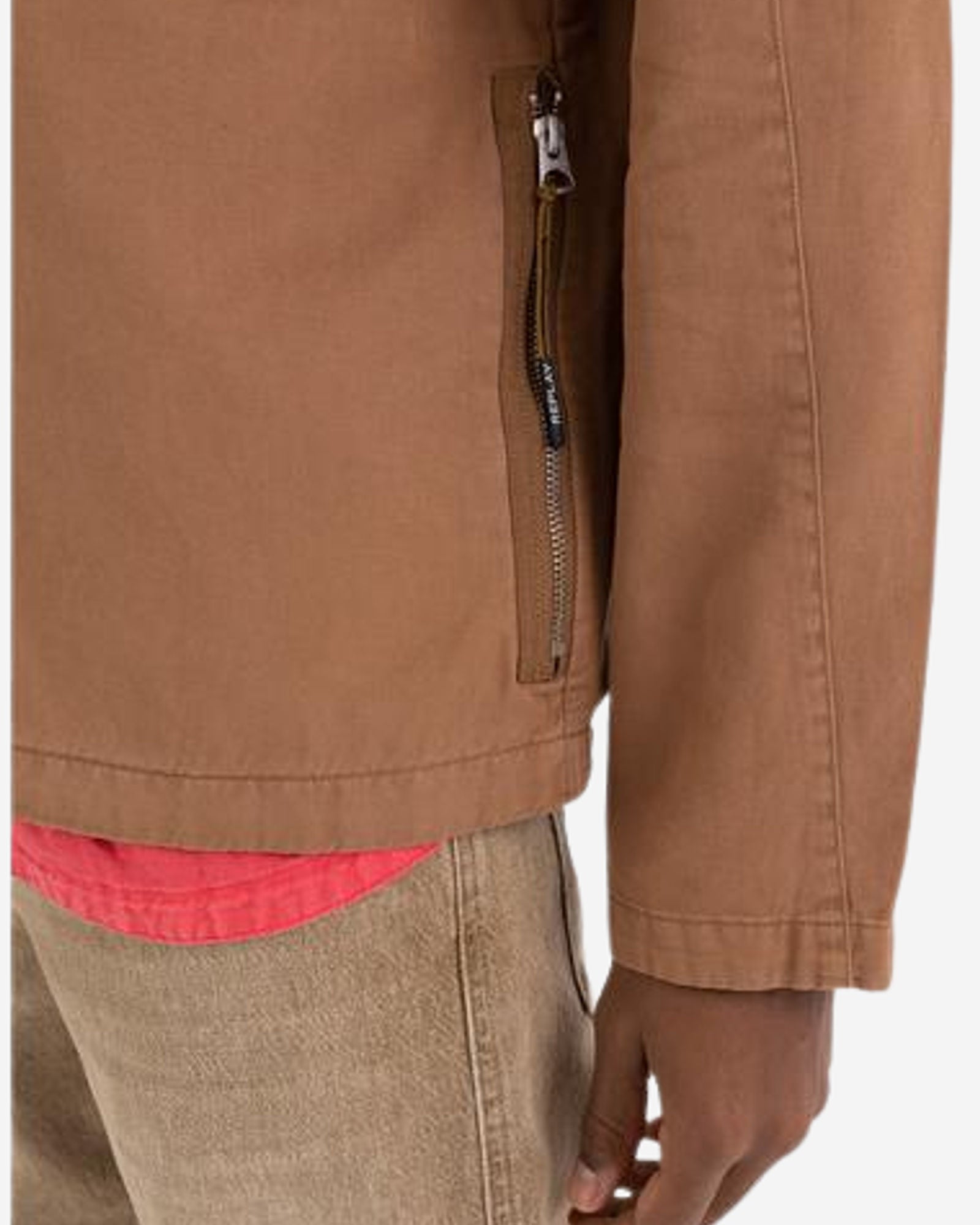 سترة قصيرة من القطن والكتان