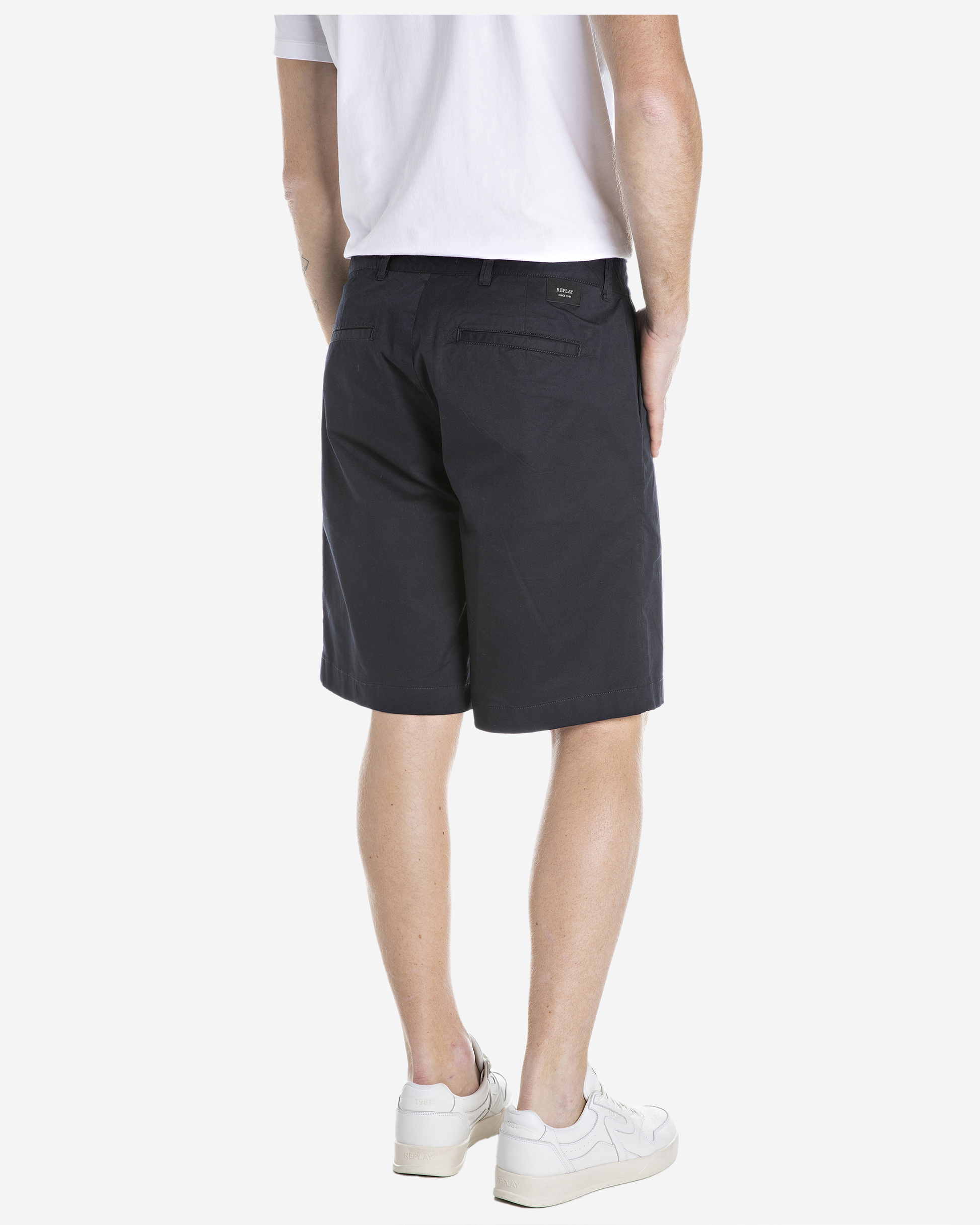 Replay REGULAR-FIT TWILL CHINO SHORTS