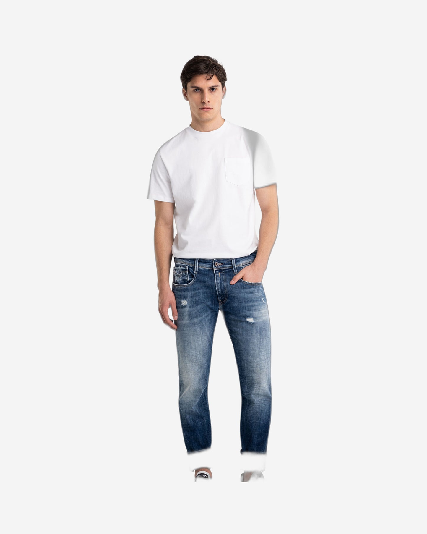 بنطلون جينز أنباس بقصّة Slim Fit من Aged Eco بعمر 5 سنوات