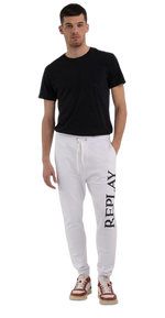 Fleece Jogger Trousers With Archive Logo