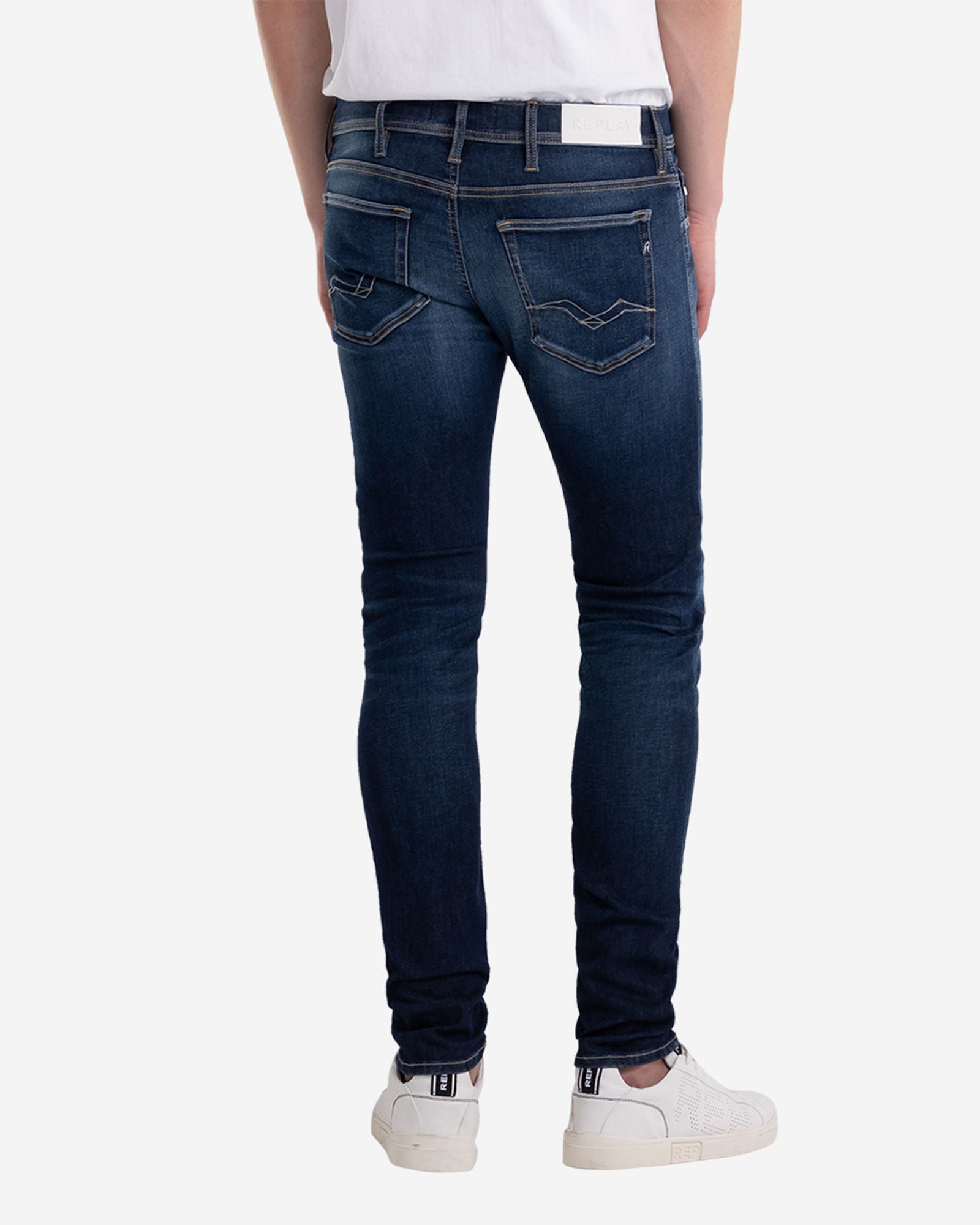 بنطال جينز جوندريل 360 Skinny Fit من Hyperflex، مُعاد تدويره ومُعاد استخدامه