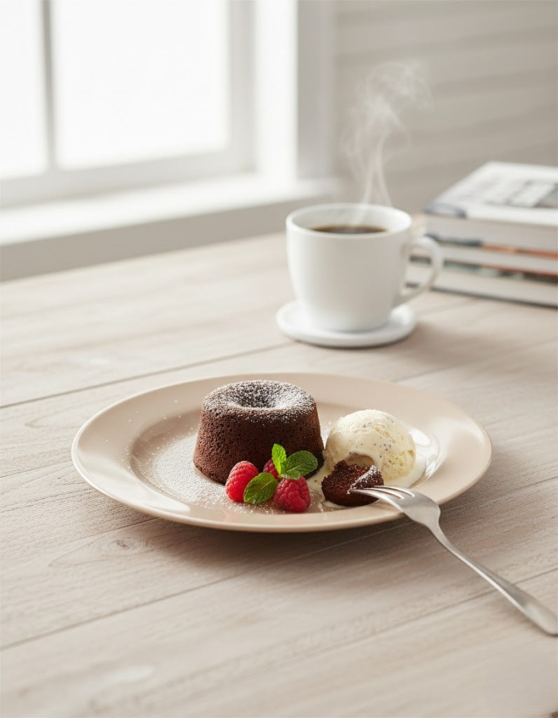 طبق حلوى ميزون باستيل موكا