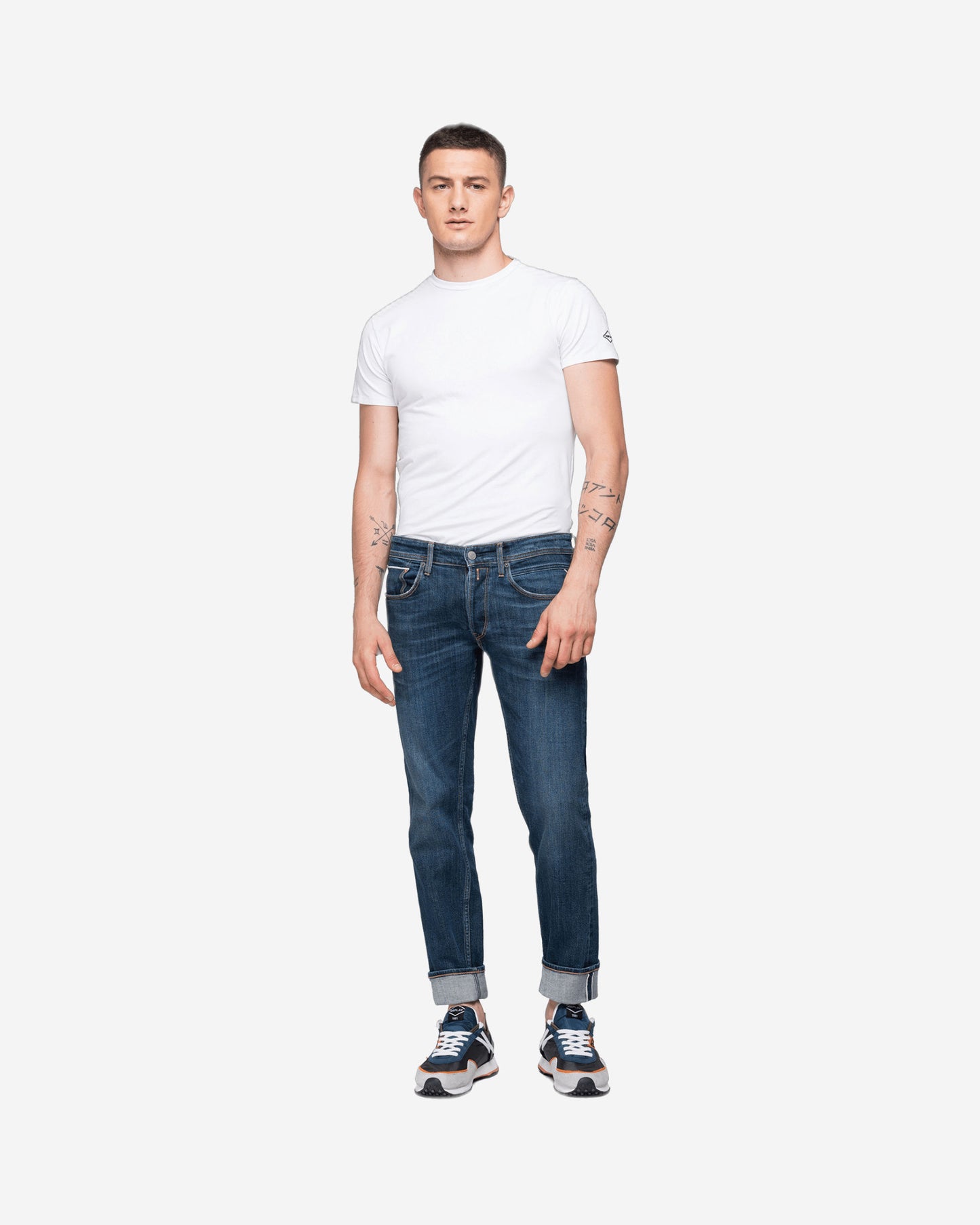 بنطلون جينز روناس سيلفيدج إيكو إيديشن بقصّة سليم