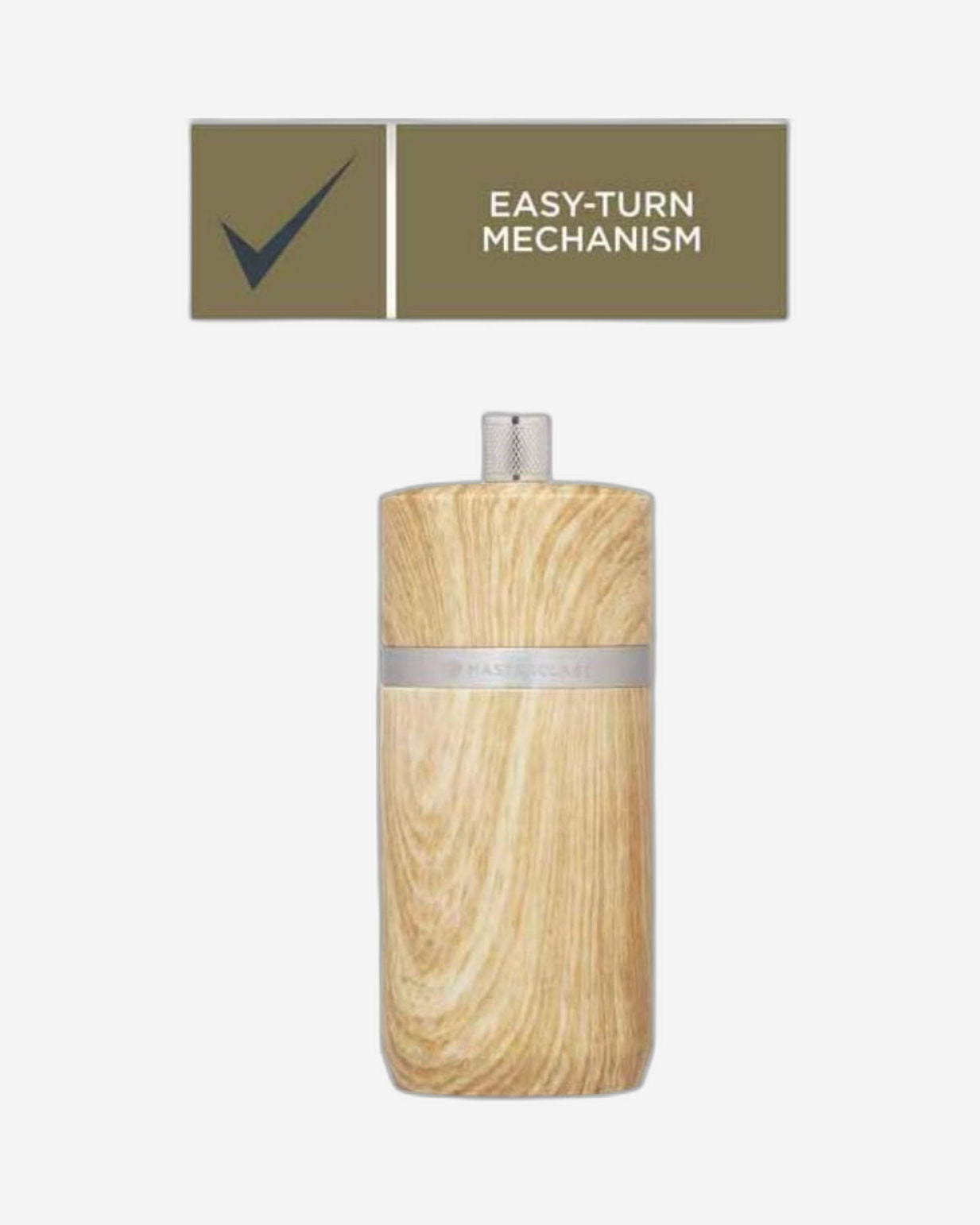 مطحنة ملح وفلفل ماك 12 سم من خشب الزان