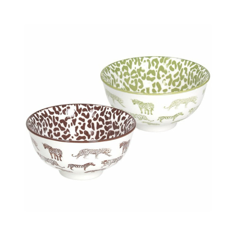 Tognana Soup Bowl 12 CM-Assorted -The Jungle Collection- Multicolor-Serveware, Tableware