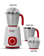 خلاط ومطحنة راسل هوبز 3 في 1 بقوة 550 واط