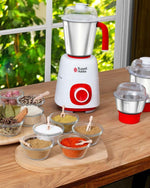 خلاط ومطحنة راسل هوبز 3 في 1 بقوة 550 واط