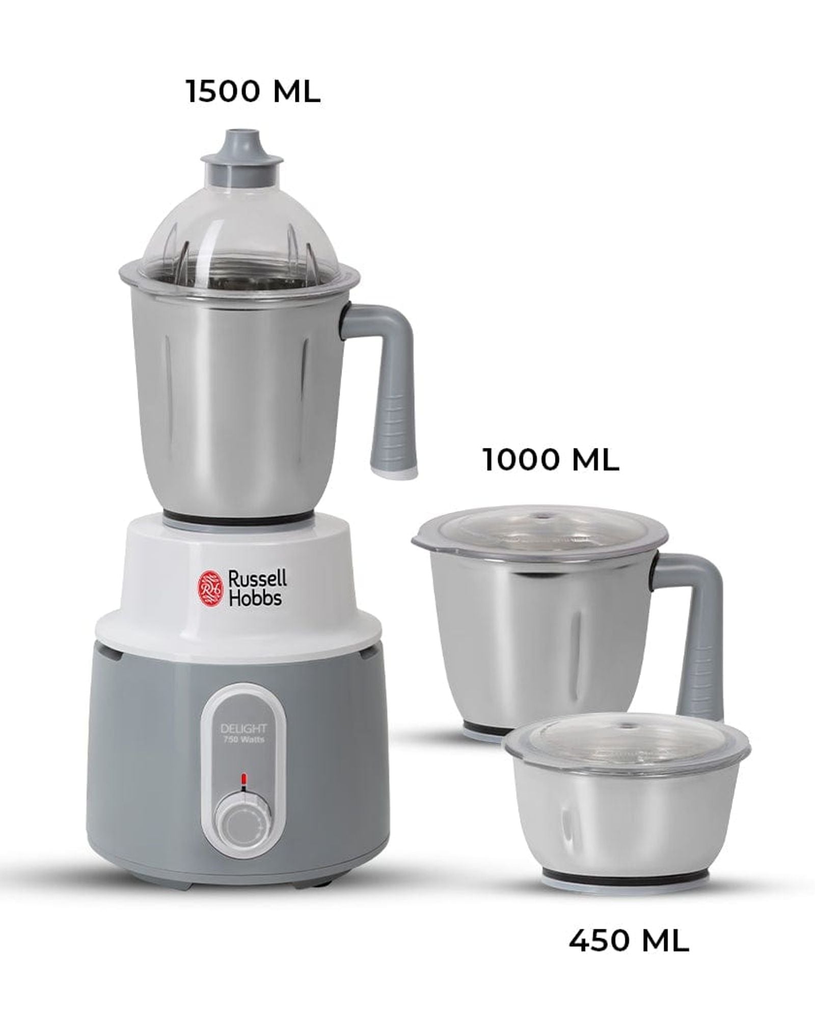 خلاط ومطحنة راسل هوبز 3 في 1 بقوة 750 واط