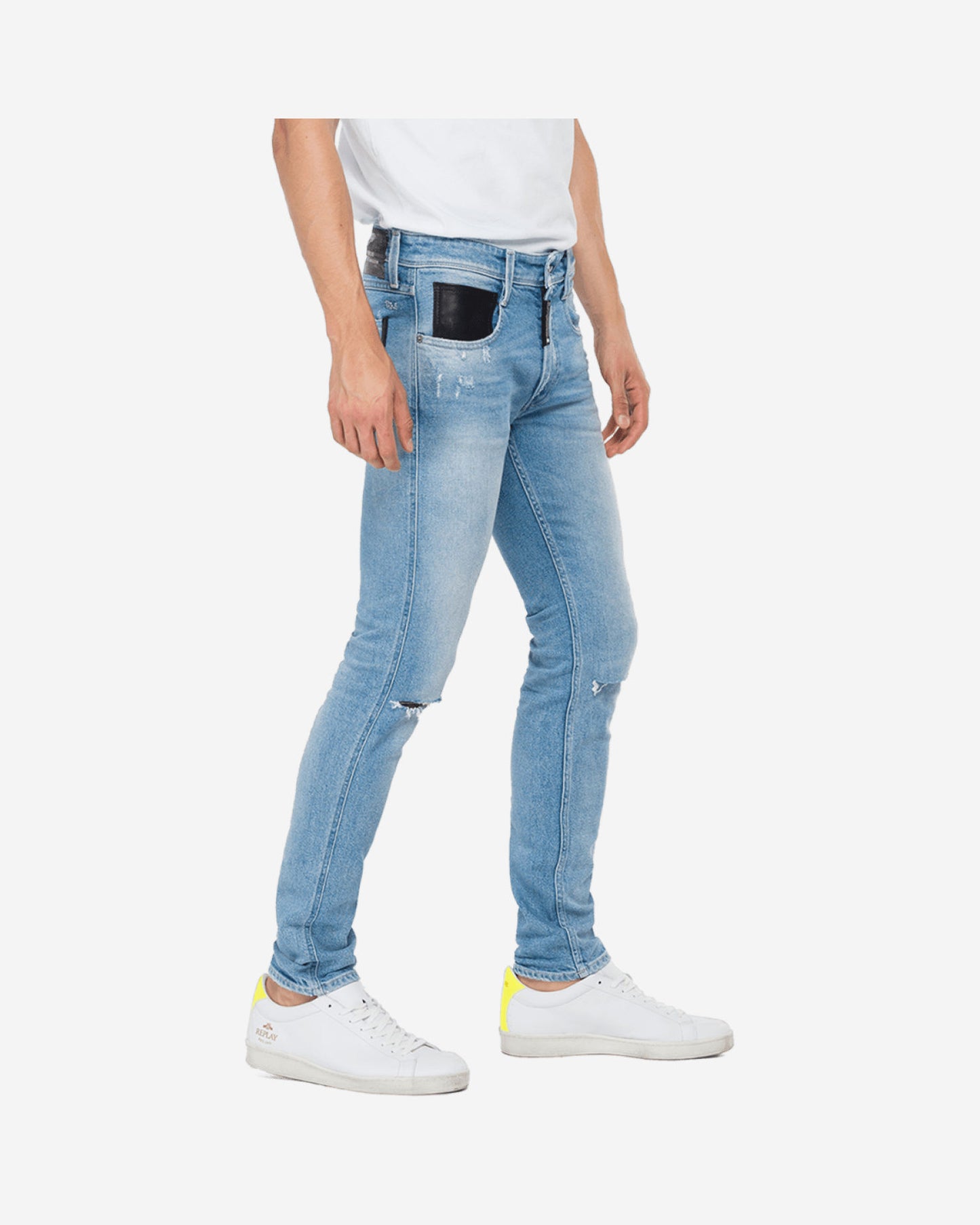 بنطال جينز مايسترو أنباس بقصة Slim Fit