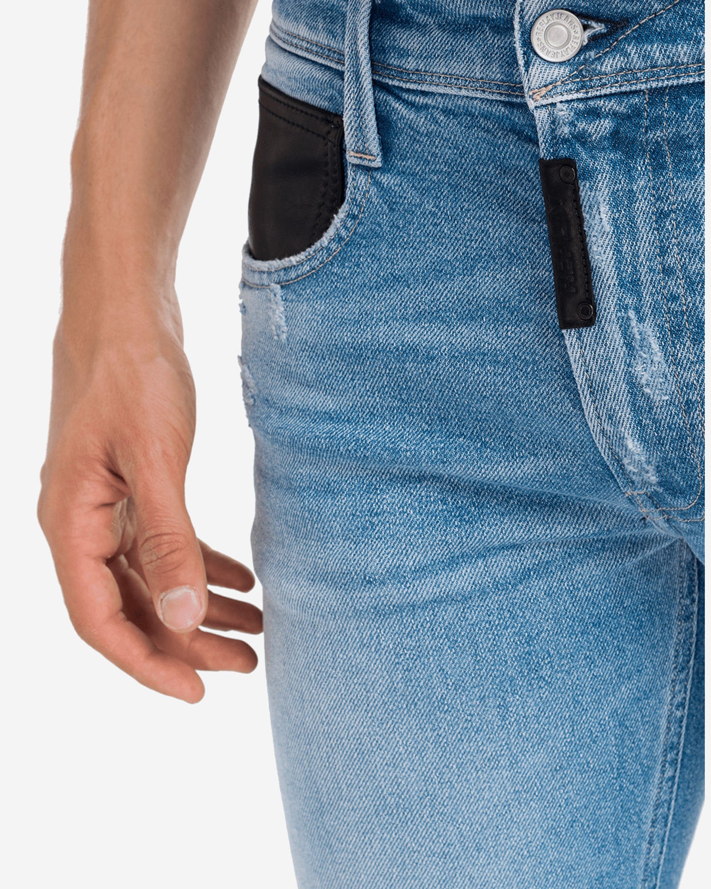 بنطال جينز مايسترو أنباس بقصة Slim Fit