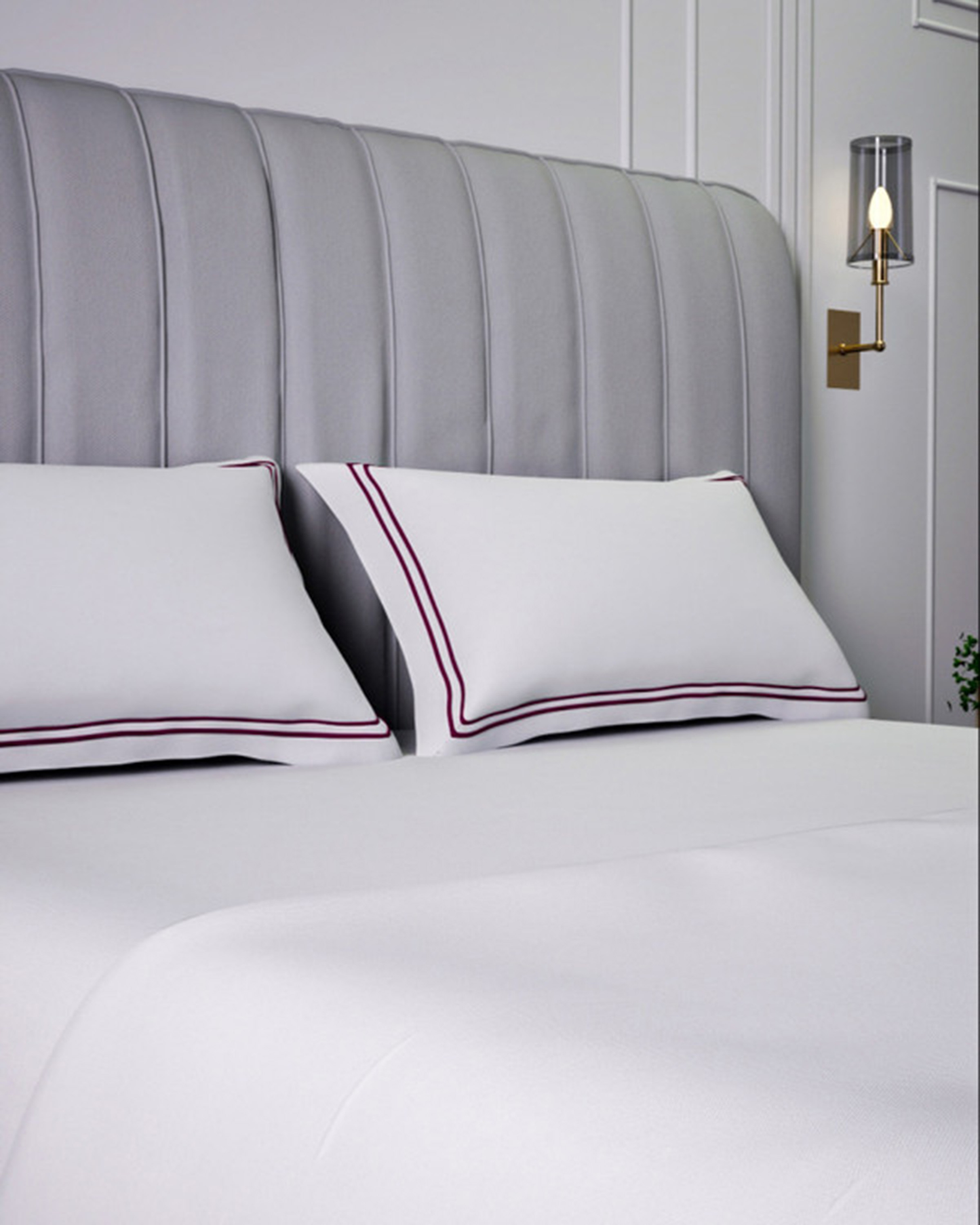 Mulberry Living Cotton King Flat 400TC Sovereign Whites