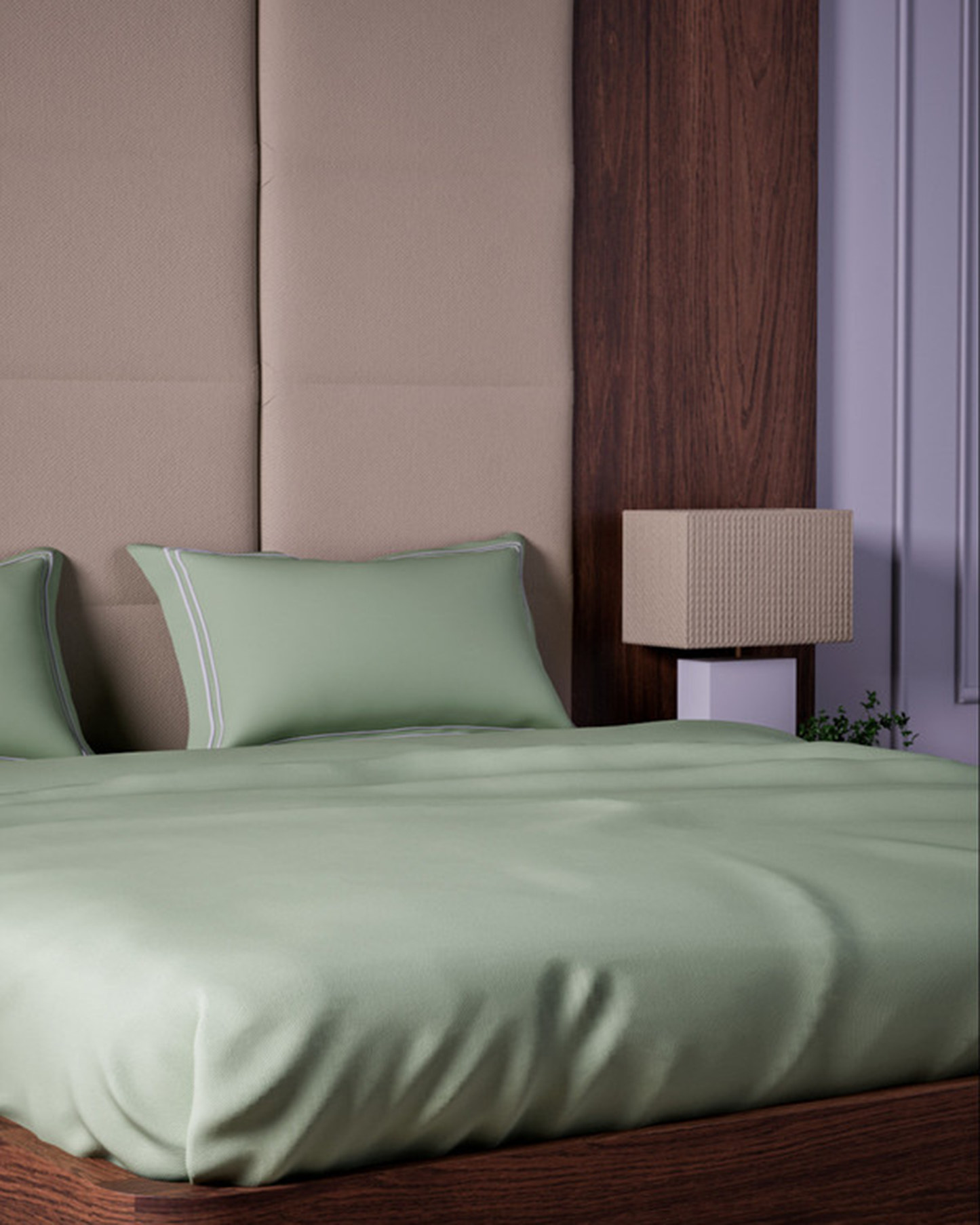 Mulberry Living Cotton King Fitted 500TC Opulent Hue Fawn