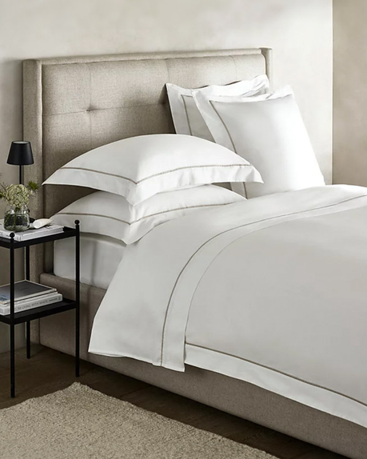 Cotton King Flat 1000TC Sovereign White