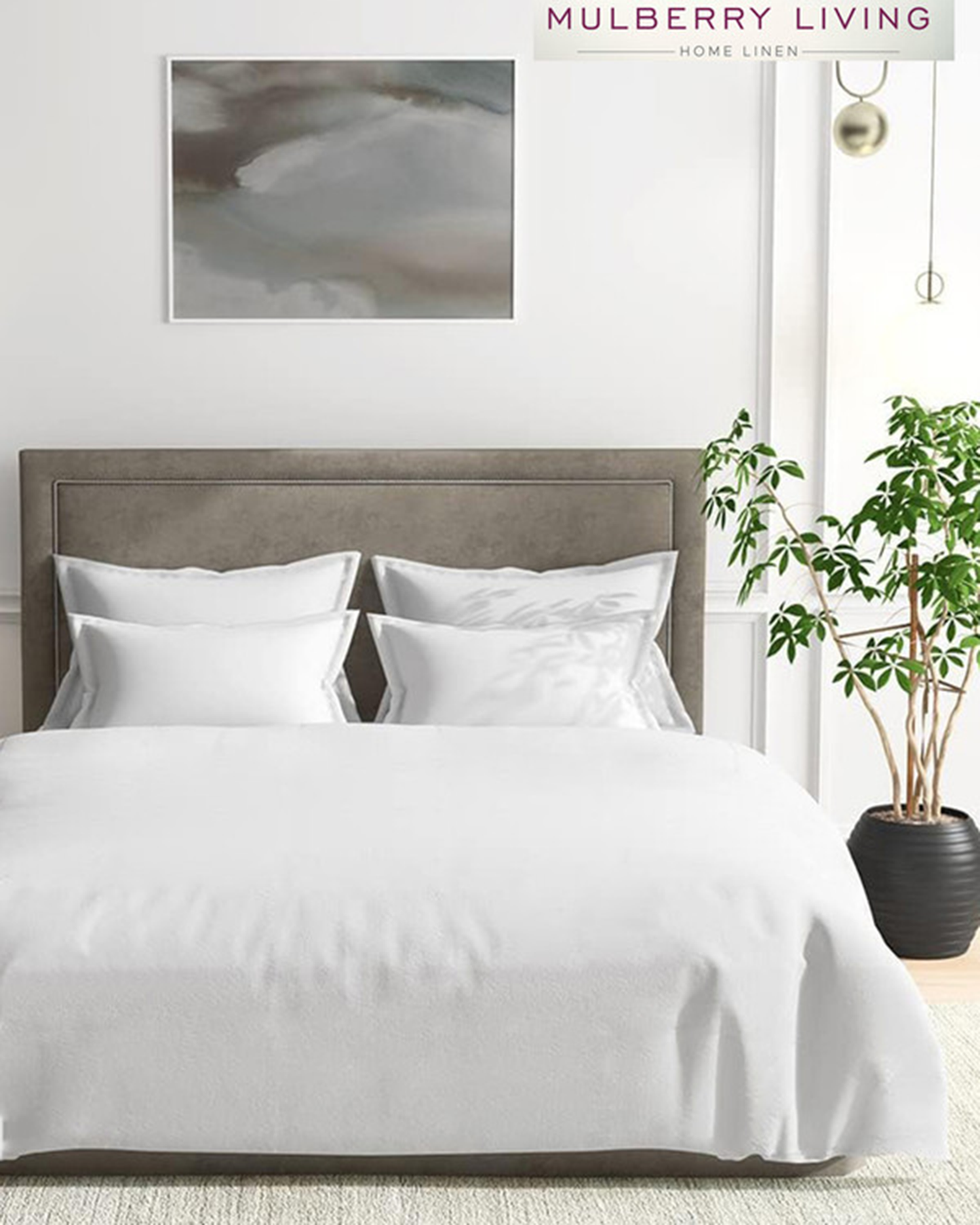 Cotton King Duvet 1000TC White