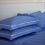 Mulberry Living Cotton Pillow Covers Set 2Pc 300TC Elysian Stripes Mediterranean Blue