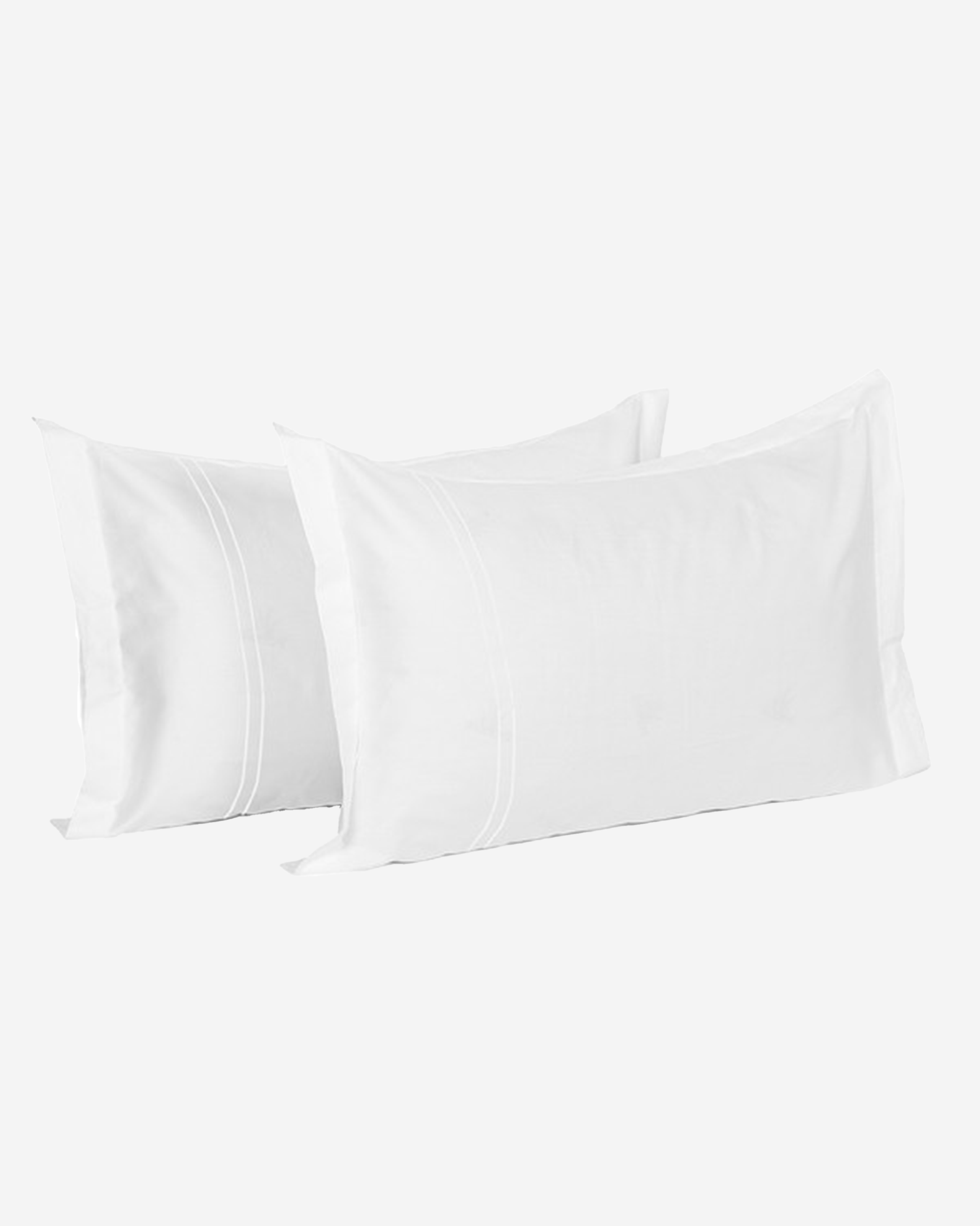 Cotton Pillow Covers Set 2Pc 250TC Serenity Solids White