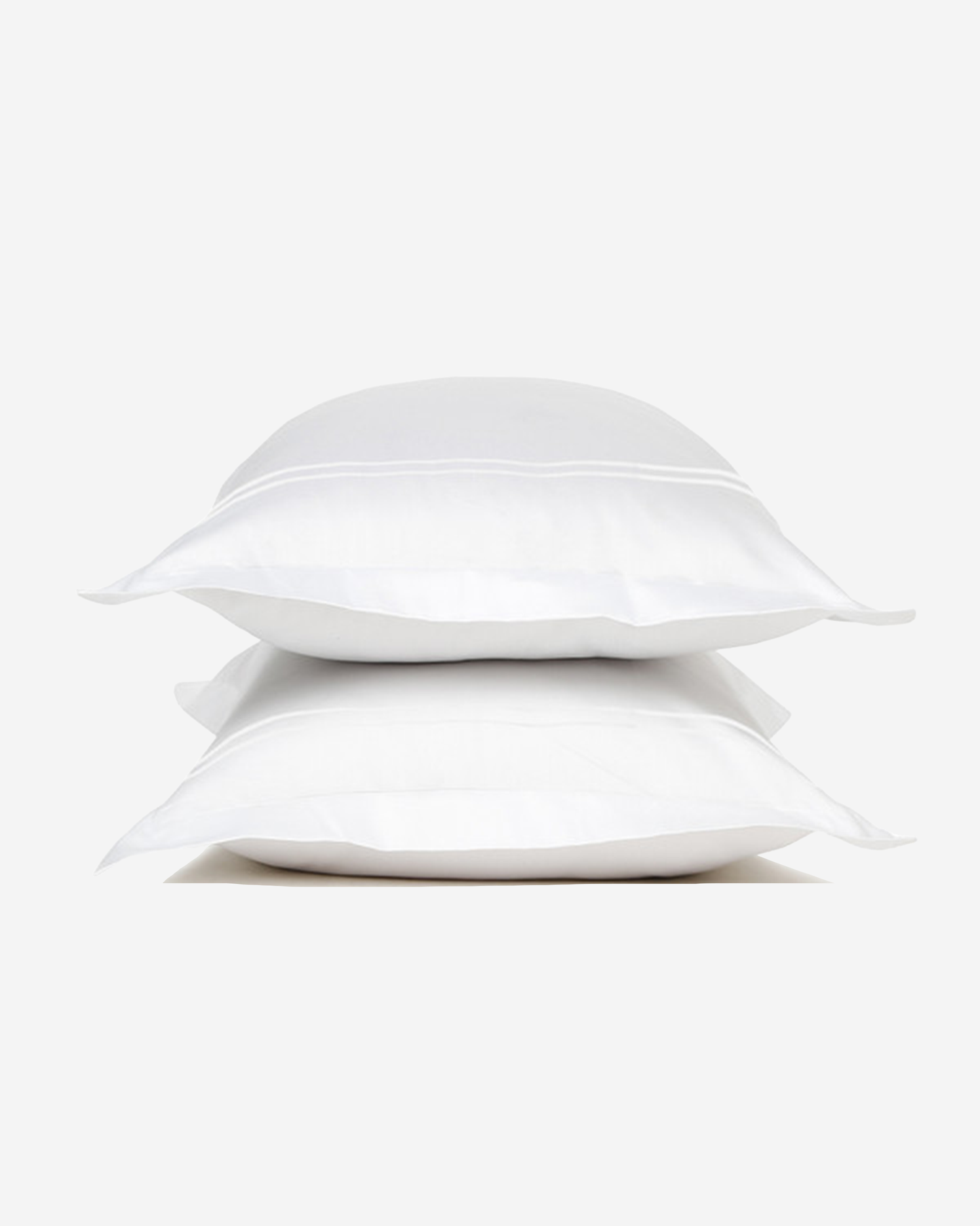 Mulberry Living Cotton Pillow Covers Set 2Pc 250TC Serenity Solids White