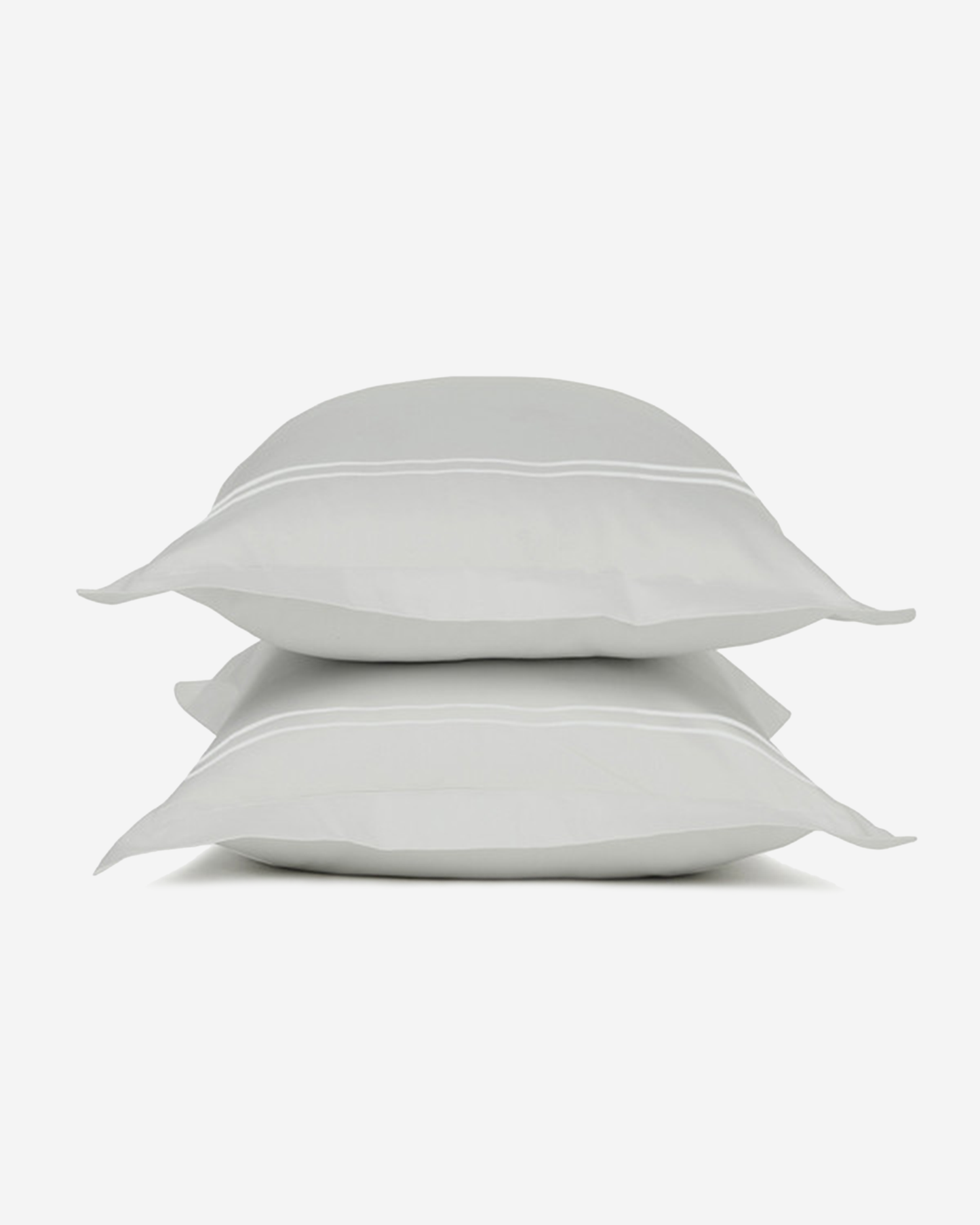 Mulberry Living Cotton Pillow Covers Set 2Pc 250TC Serenity Solids White