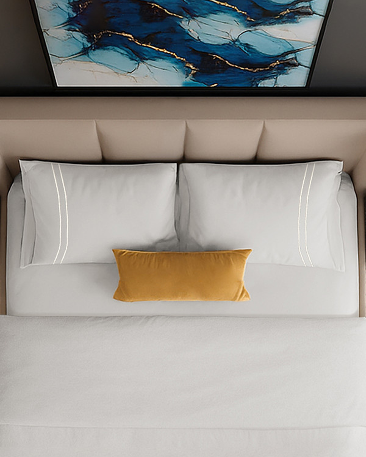 Mulberry Living Cotton King Duvet 250TC Serenity Solids White