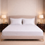 Mulberry Living Cotton King Fitted 3Pc Linear Luxe White