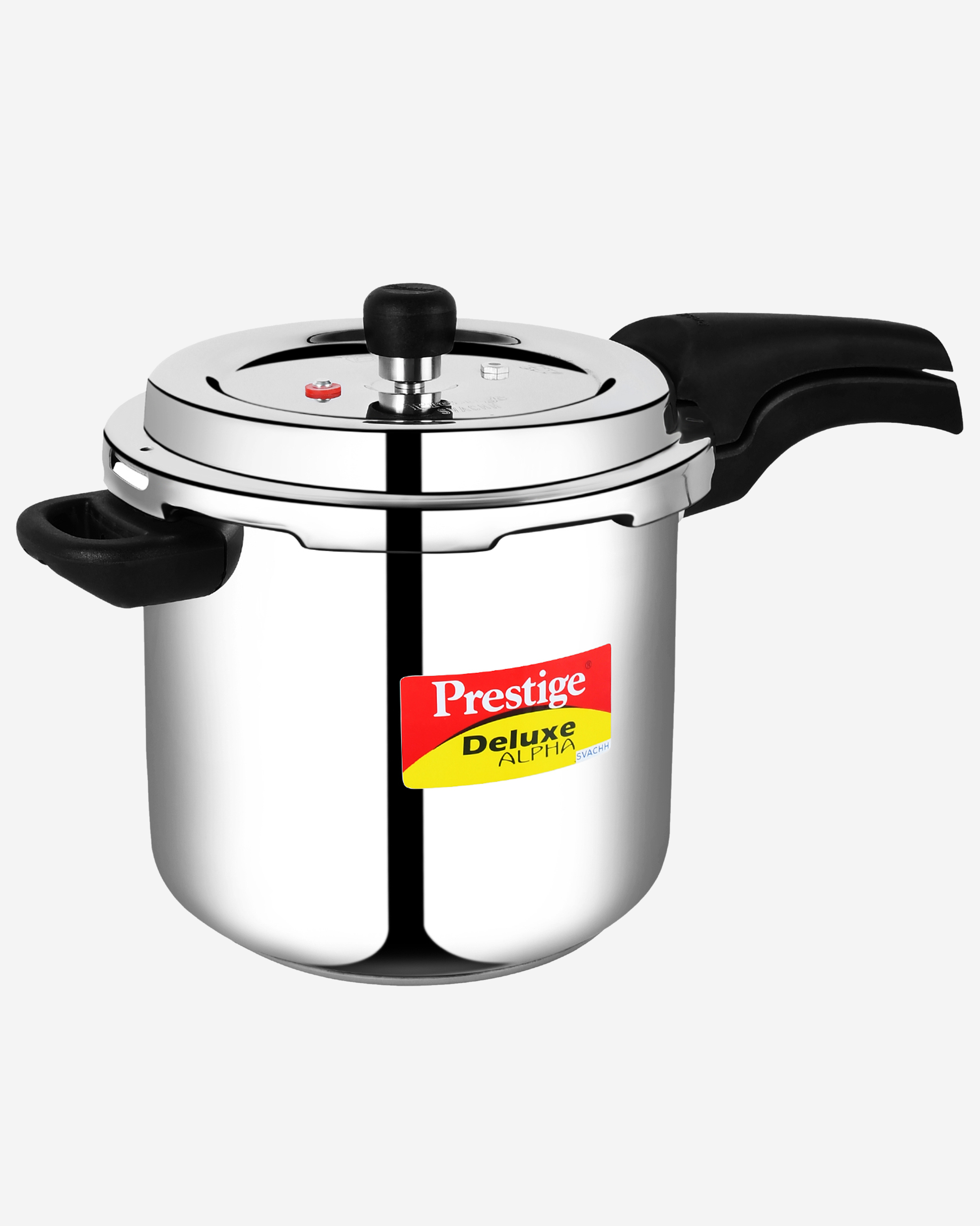 Prestige Svachh Pressure Cooker 10L Stainless Steel Deluxe Alpha